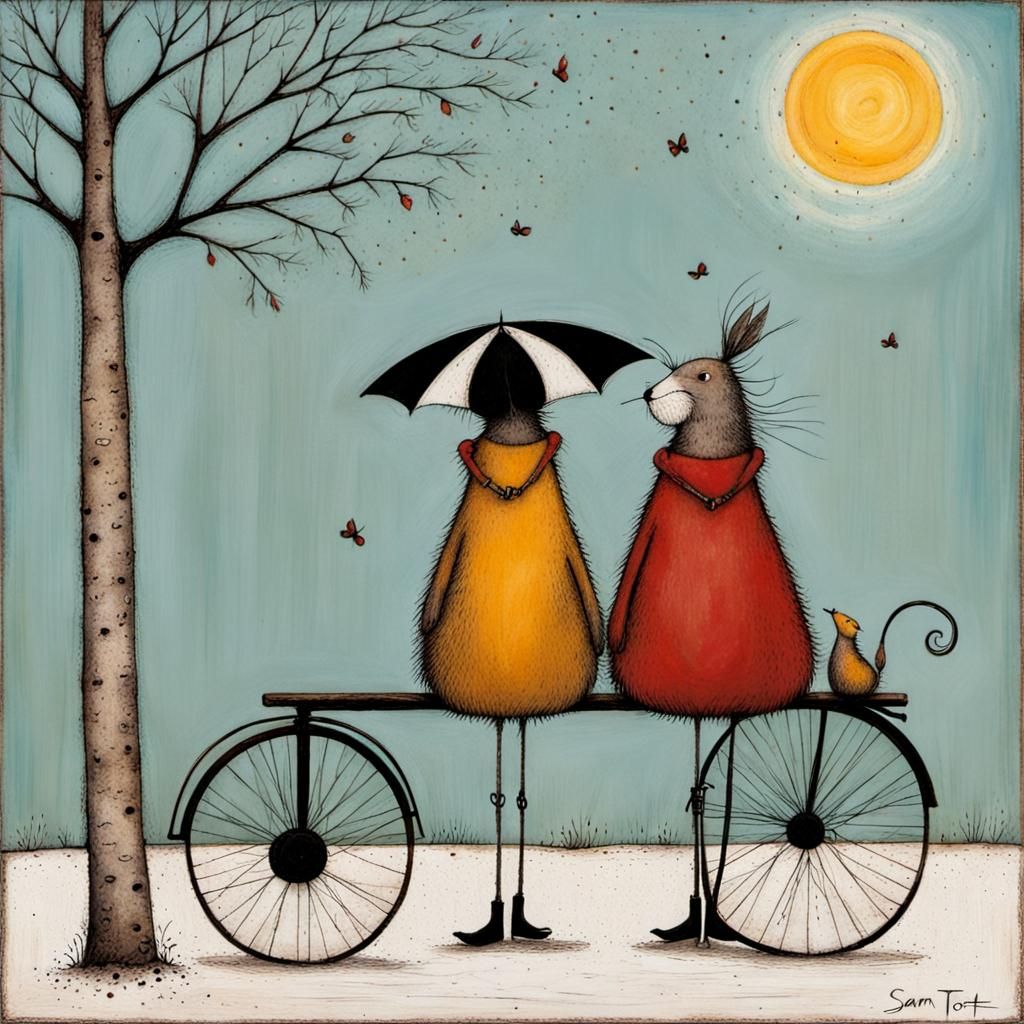 Whimsical Art in the Style of Sam Toft