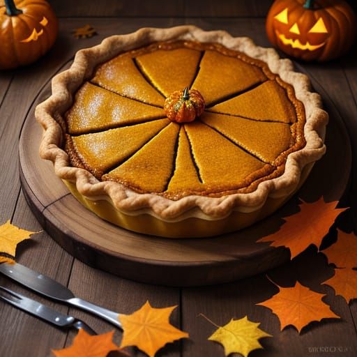 tarte citrouille  d'halloween