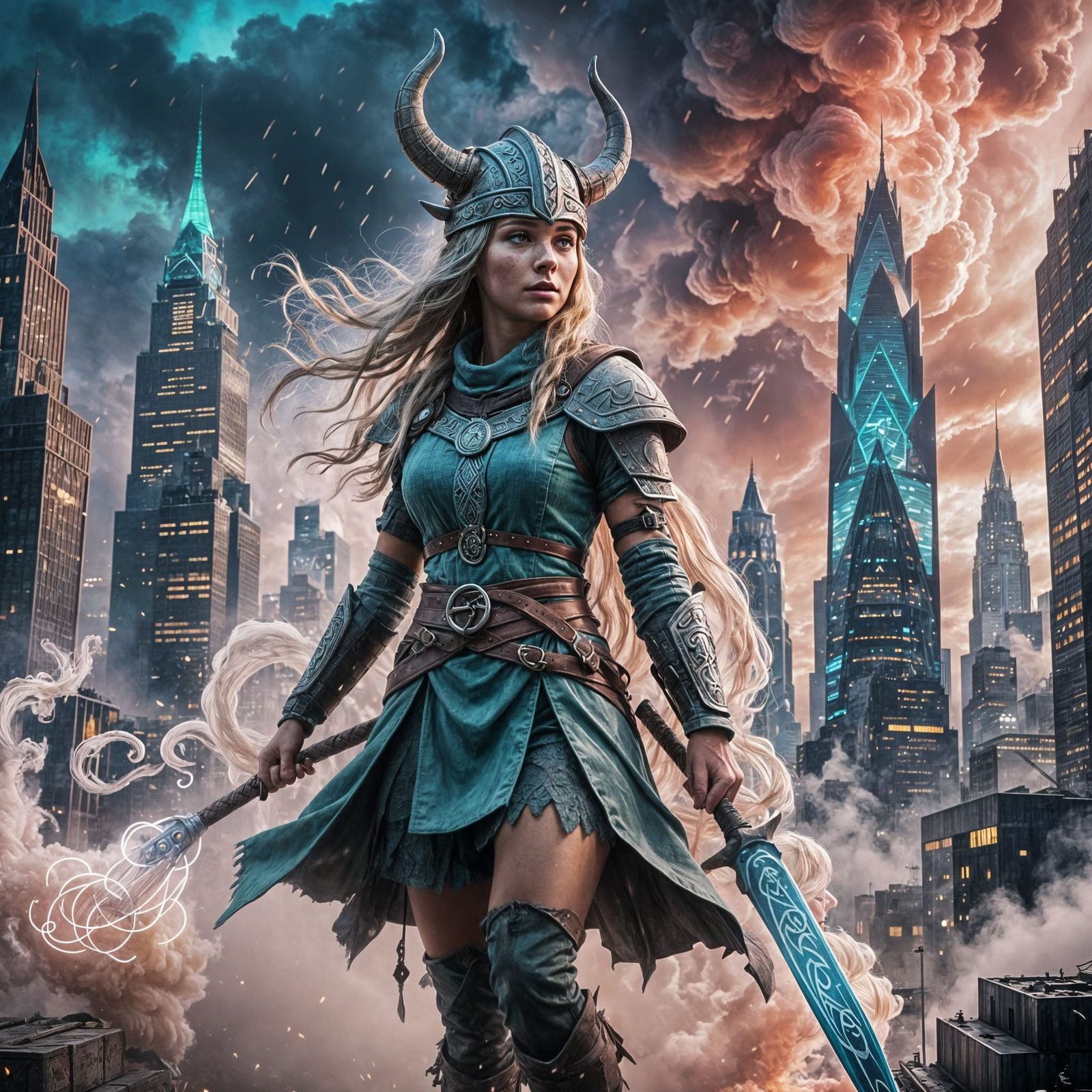 Viking Girl Enters Modern World Time Warp