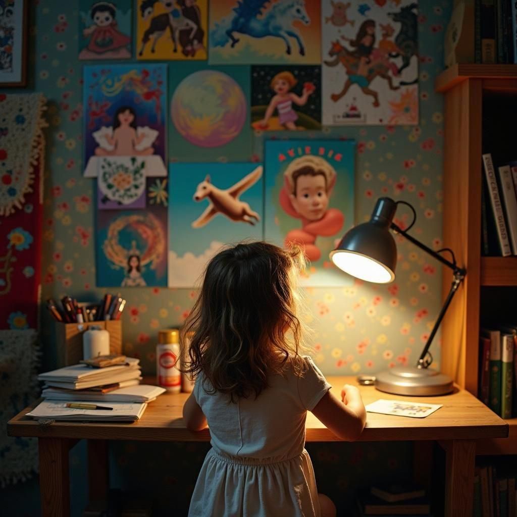 Child's Dreamlit Room: A Matte Painting in Unreal Engine