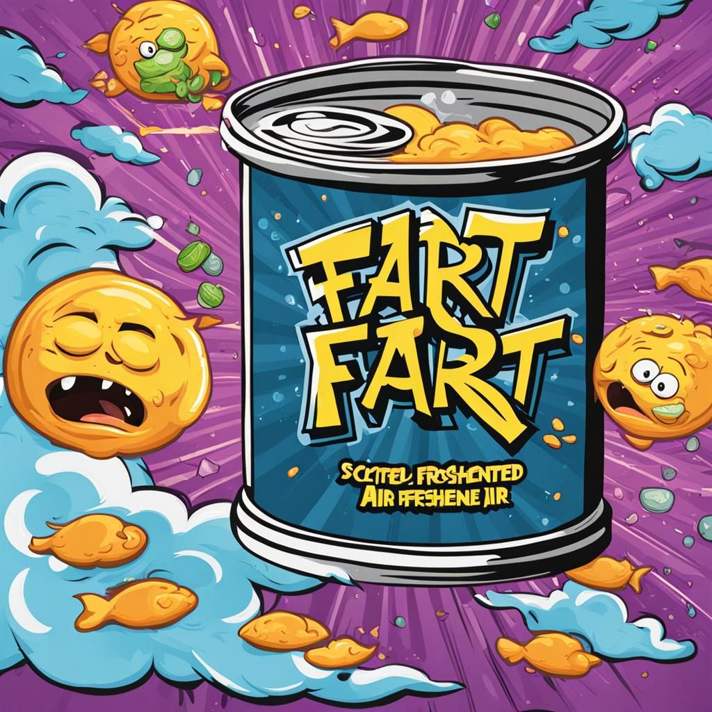 Humorous Fart Scented Air Freshener Concept