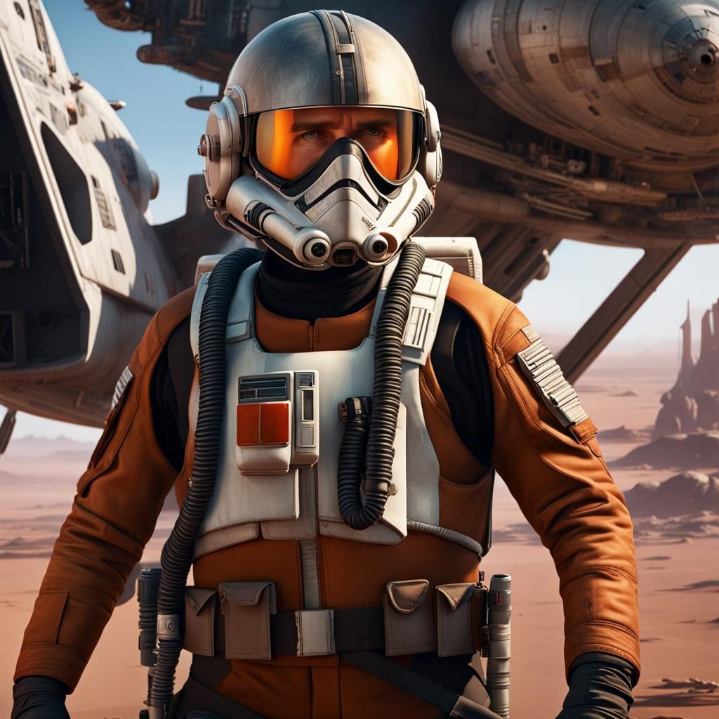 Star Wars Rebel Pilot Concept Art