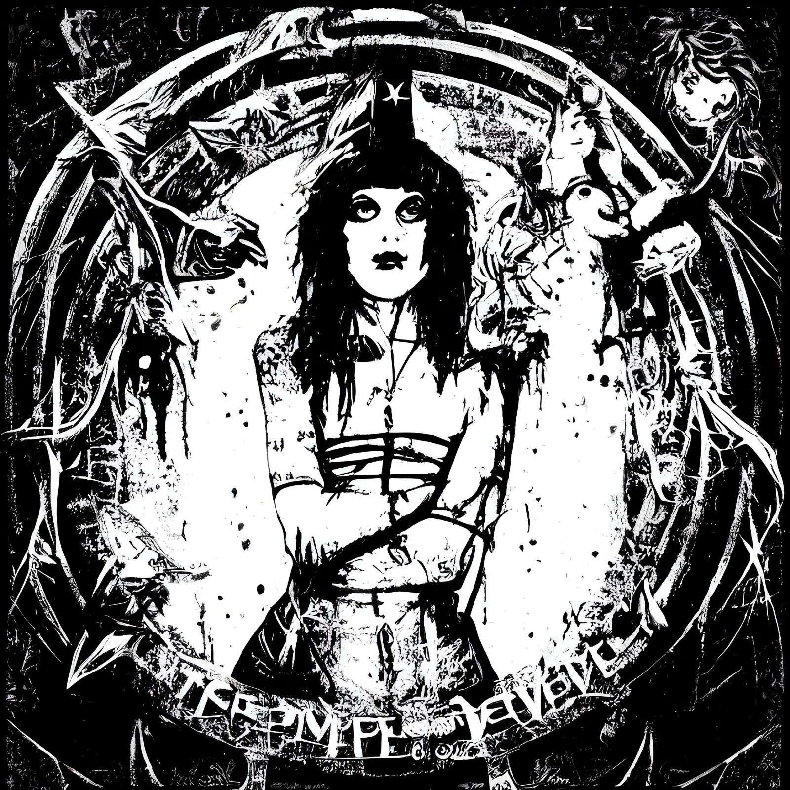 Alice Deeper Temple: Grunge Goth Mythwave Art