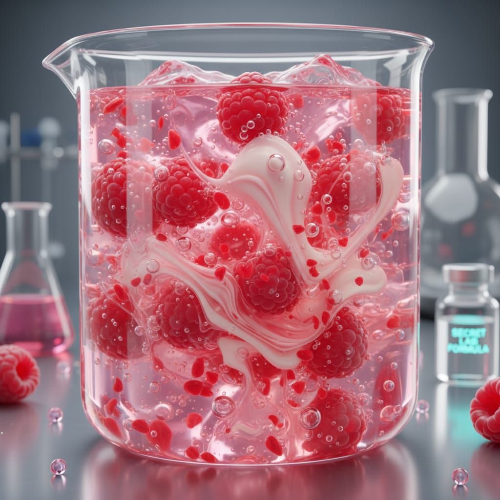 See-Through Marshmallows with Raspberry and Vanilla