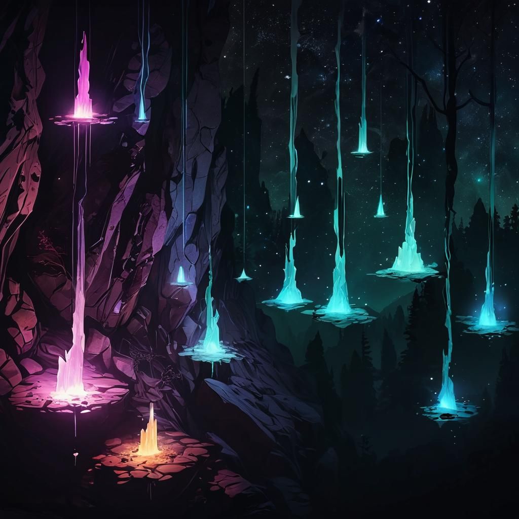 Inverted Reality and Nature in Watercolour Style