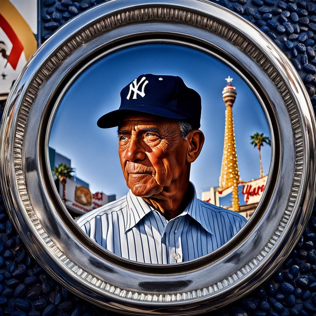 Corn Hubcap in 1950s Vegas, Professional Portrait