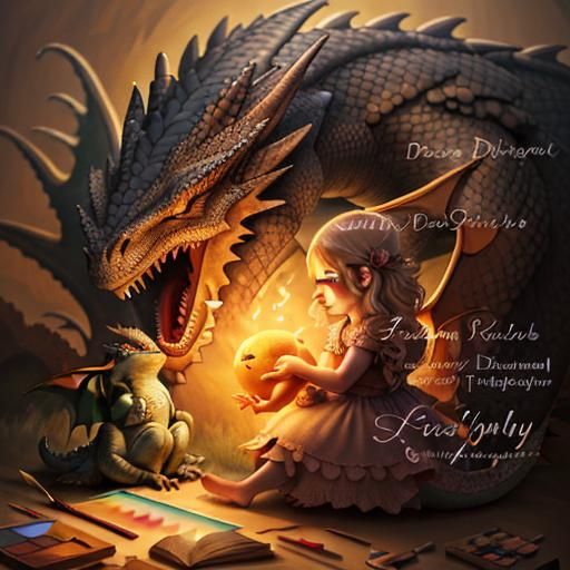 A Child's Innocent Art
A gentle touch, a loving word,
Can stir the heart, a hidden bird.
For dragons hearts, selecti...