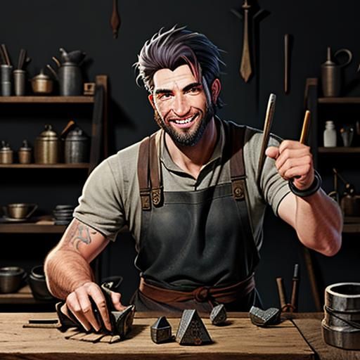 Young Shifter Blacksmith Apprentice
