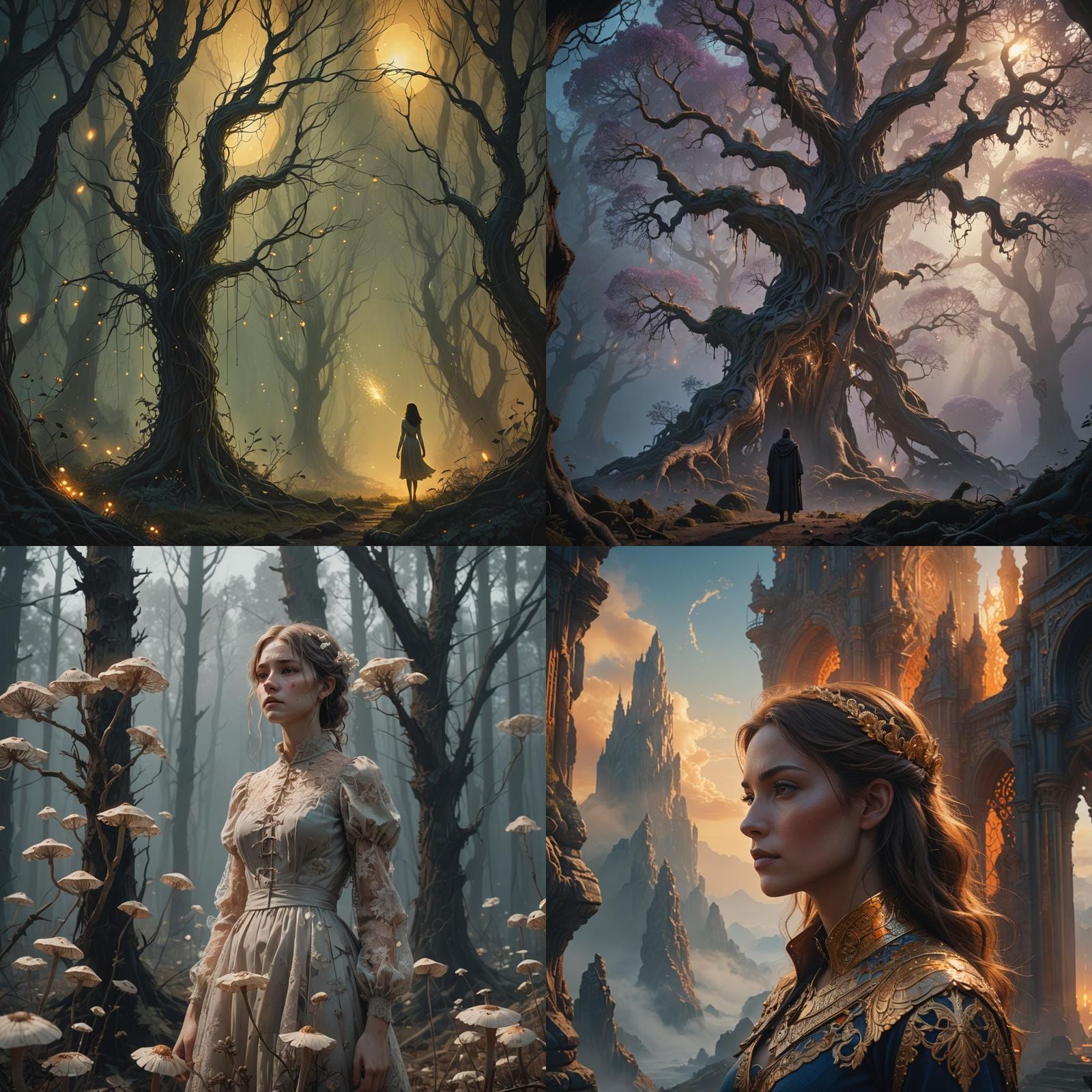 Fantastical Unrequited Love in Detailed Matte Painting