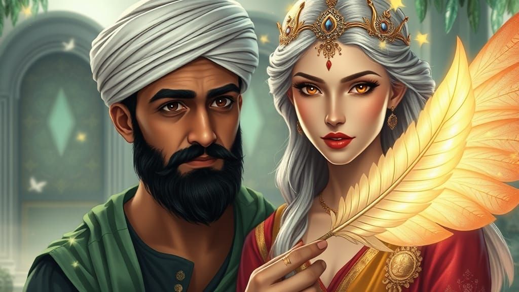 Ancient Warrior Meets Enchanted Fairy Queen in a mystical 4K...