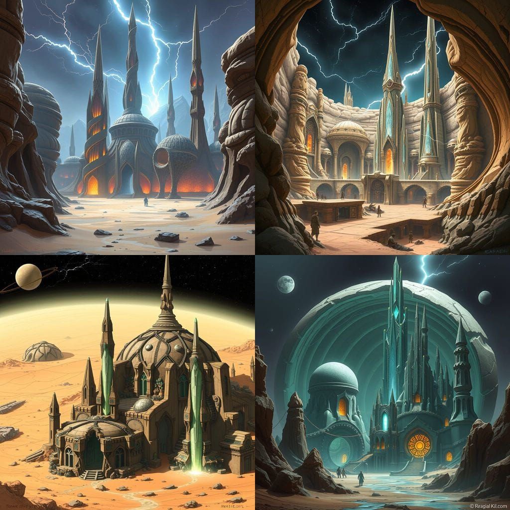 Xalvari Architecture: Organic Wonders of Xalvoth