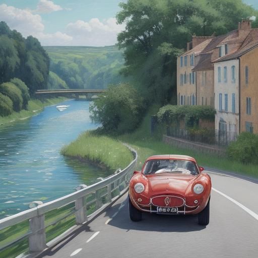 Supercar by Noisy River: Matisse and Aardman Style