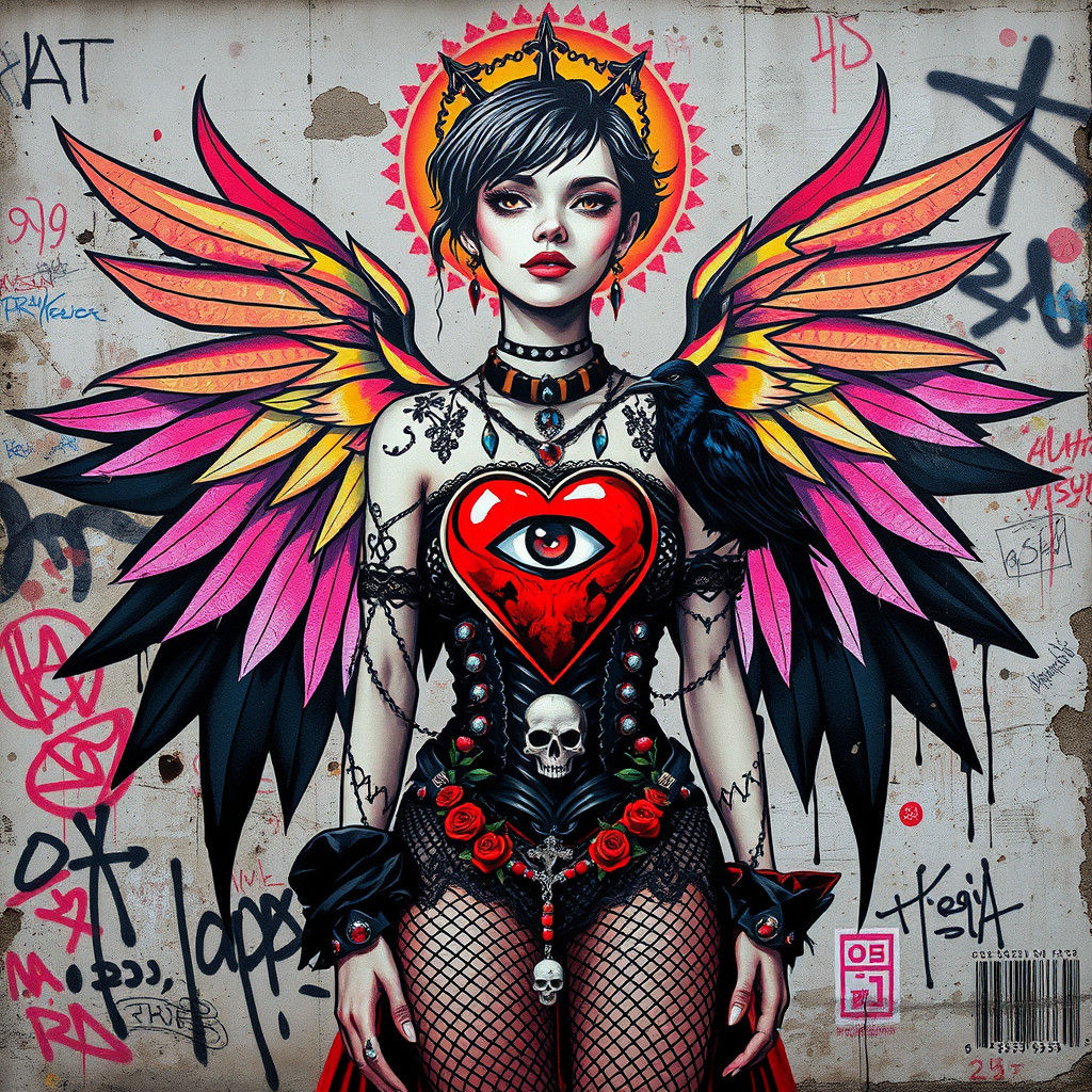 Punk Rock Mural: Our Lady of Social Awareness