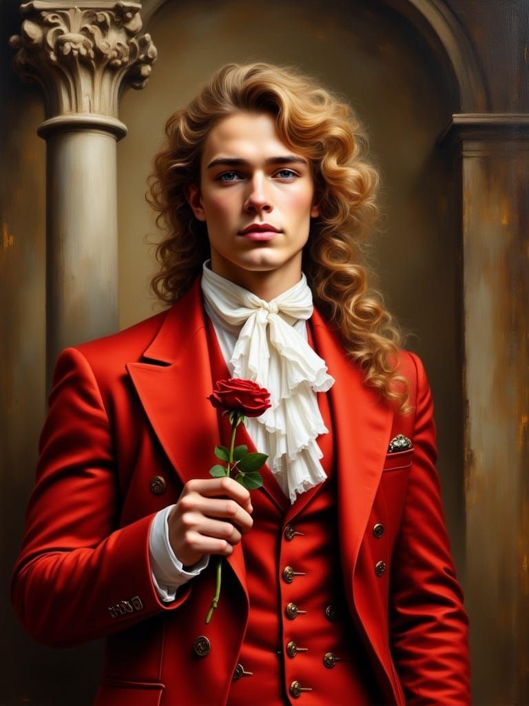 Dashing Regency Gentleman in Equestrian Splendor