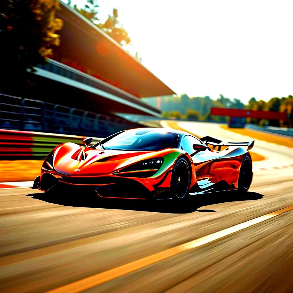 Hypercar on Racetrack: Professional Automotive Photography