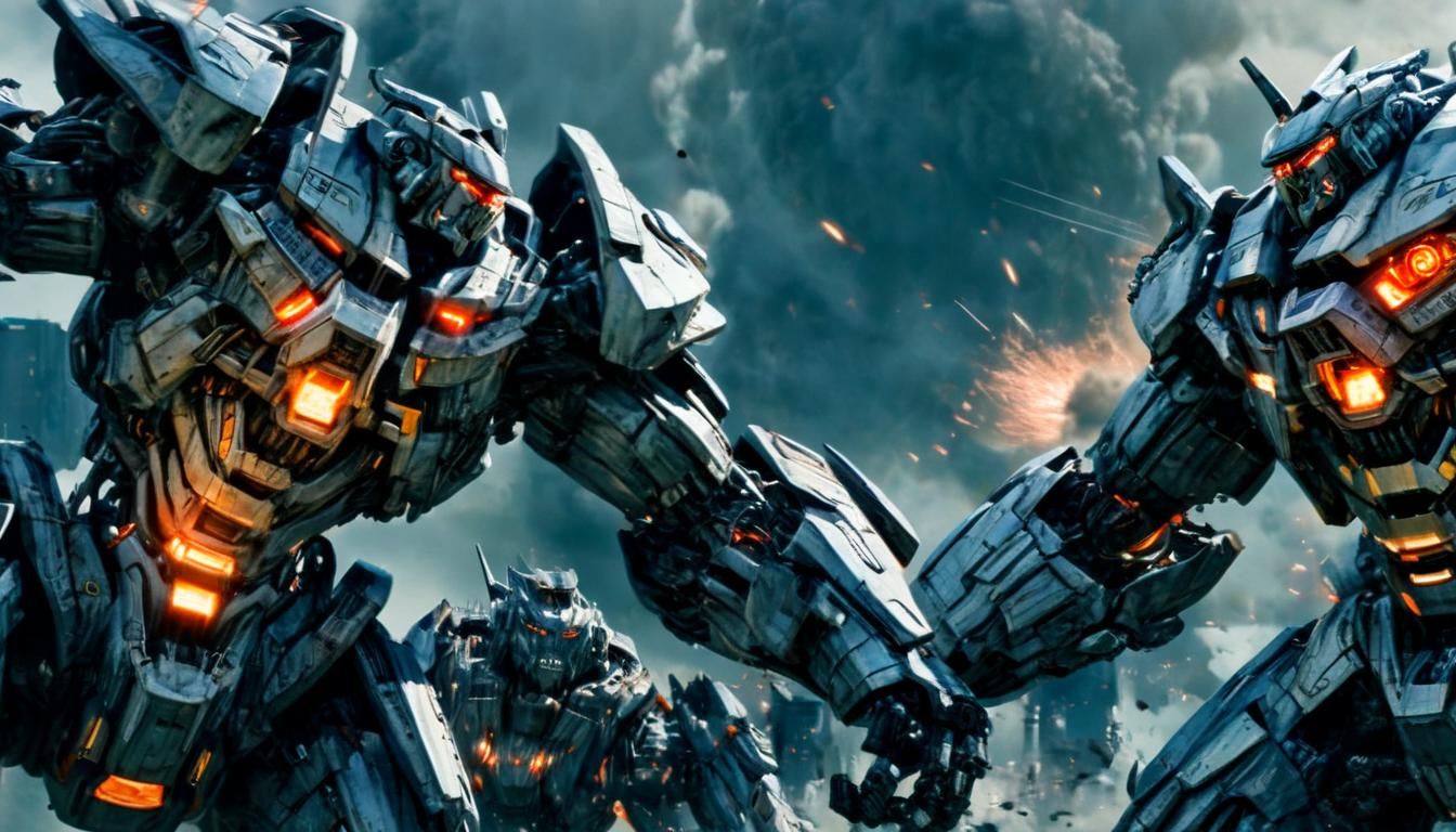 Colossal Mecha Battle Inspired by Pacific Rim