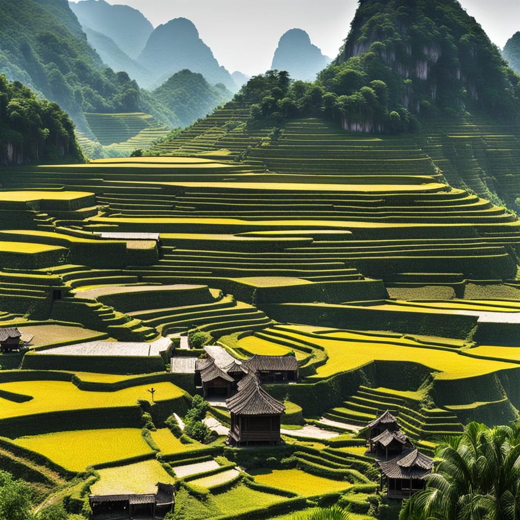 Picturesque Vietnam Landscape