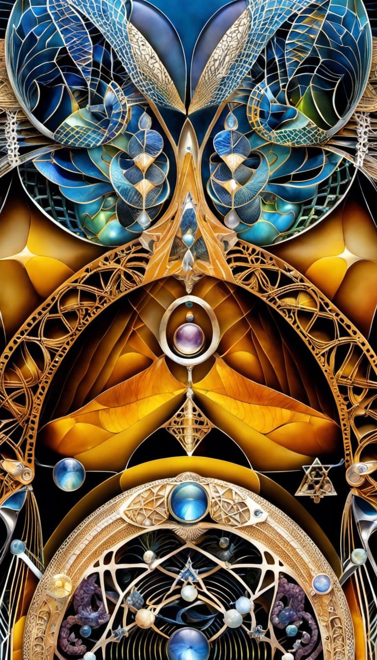 Quantum Zentangle with Skeletal and Celtic Elements