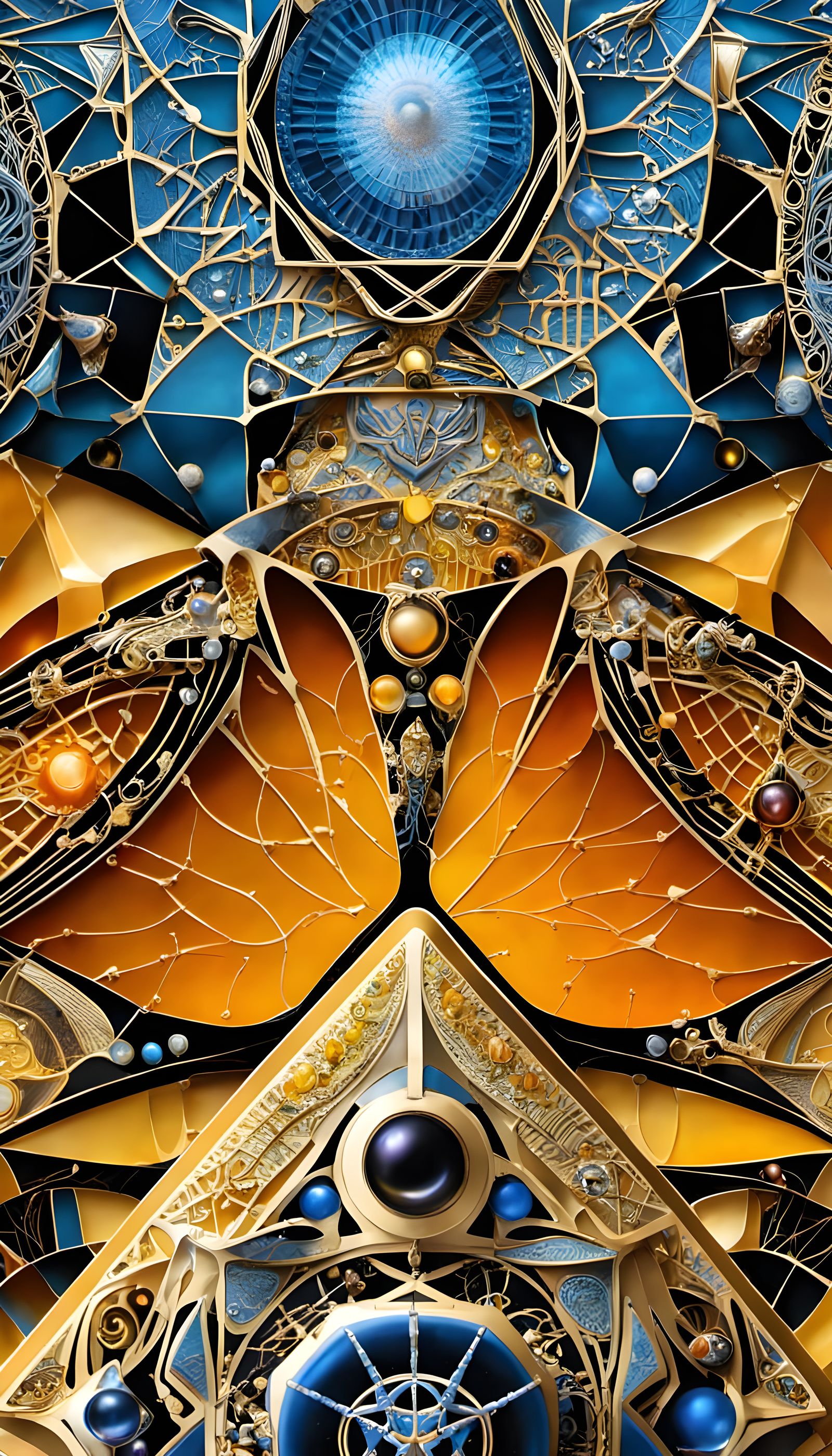 Quantum Zentangle: 3D Fractal with Celtic Zodiac