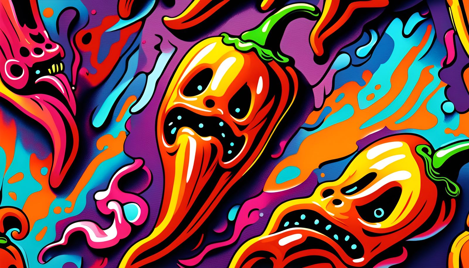 Spooky ghost pepper!