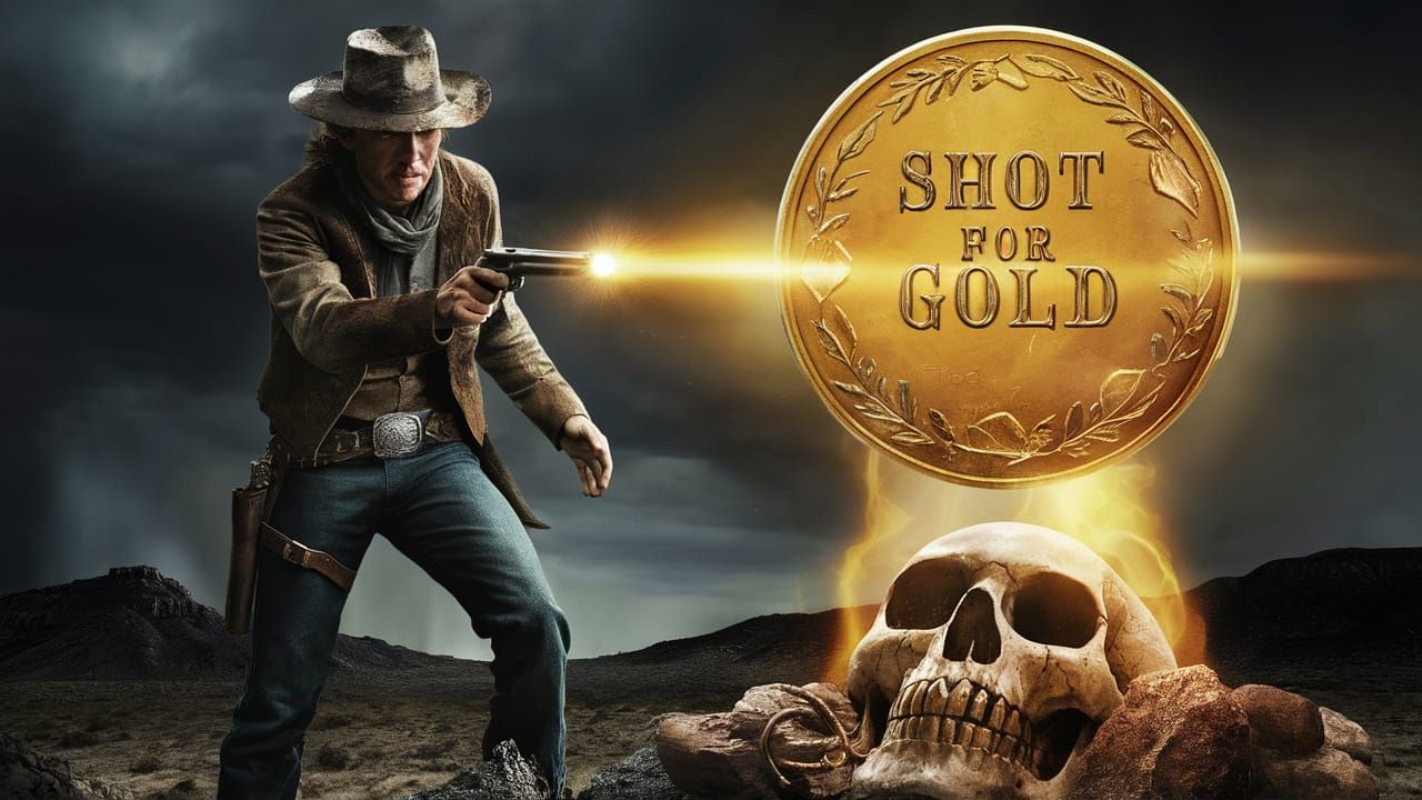 Cowboy's Golden Shot: A Modern Western Movie Poster