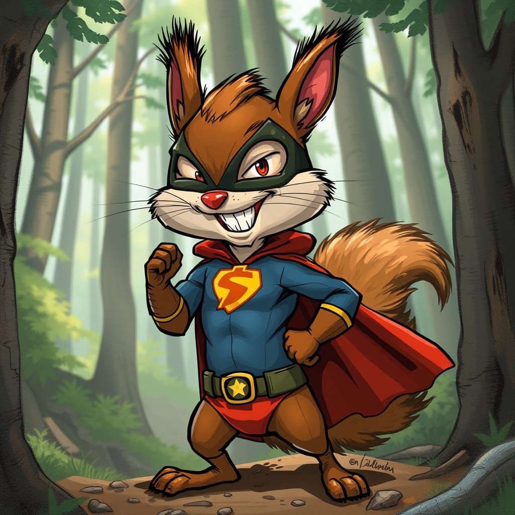 Homelander from The Boys was a mischievous squirrel