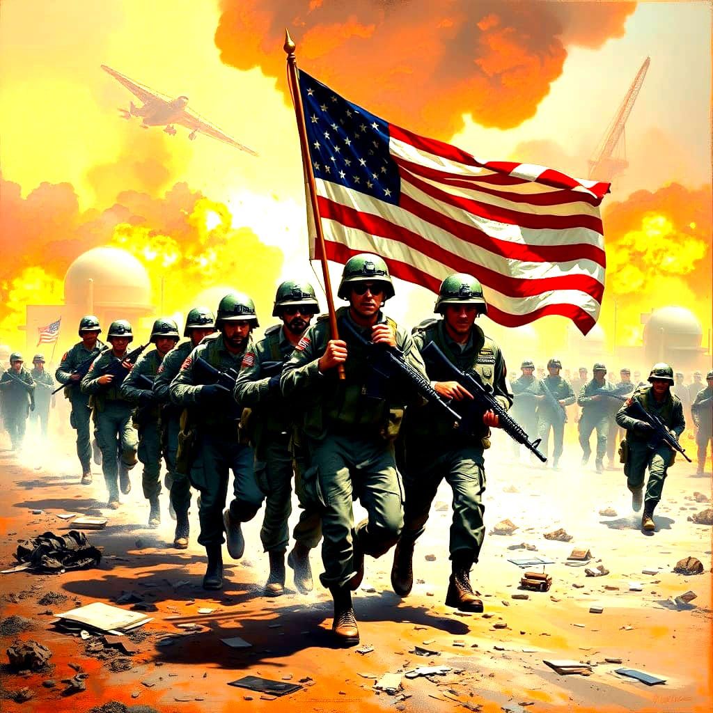 American Valor in Flames