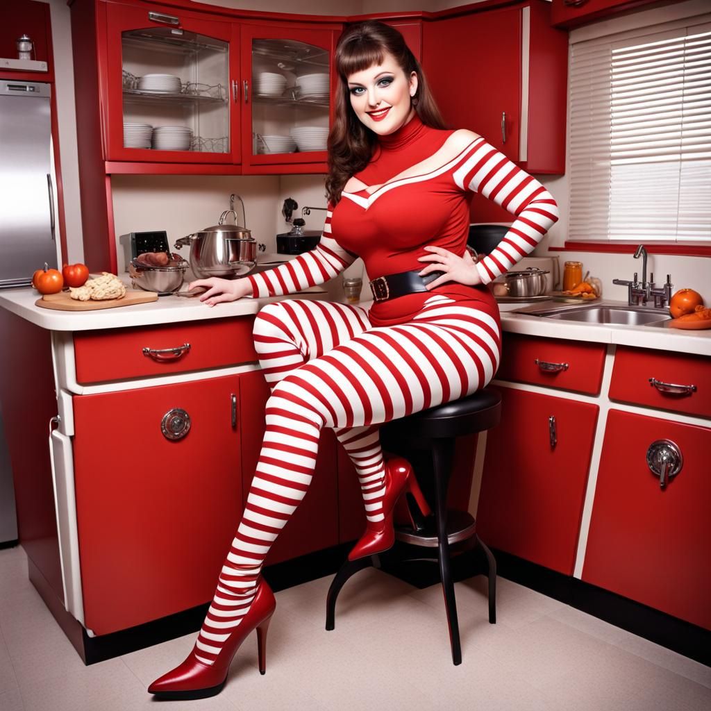 Charming Witch with Starship Model, Elaborate Detail