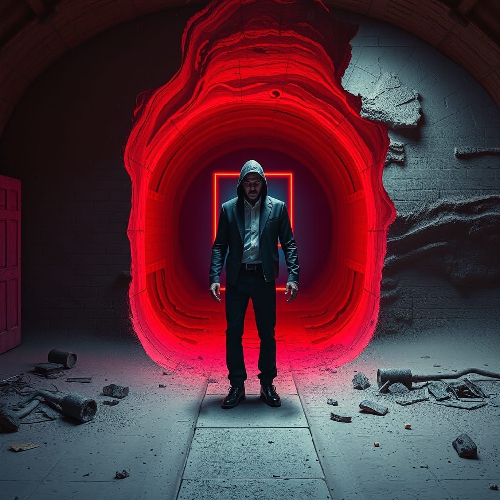 Quantum Teleportation Between Surreal Worlds in HDR