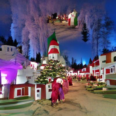 Santa Claus Village in Rovaniemi, Finland