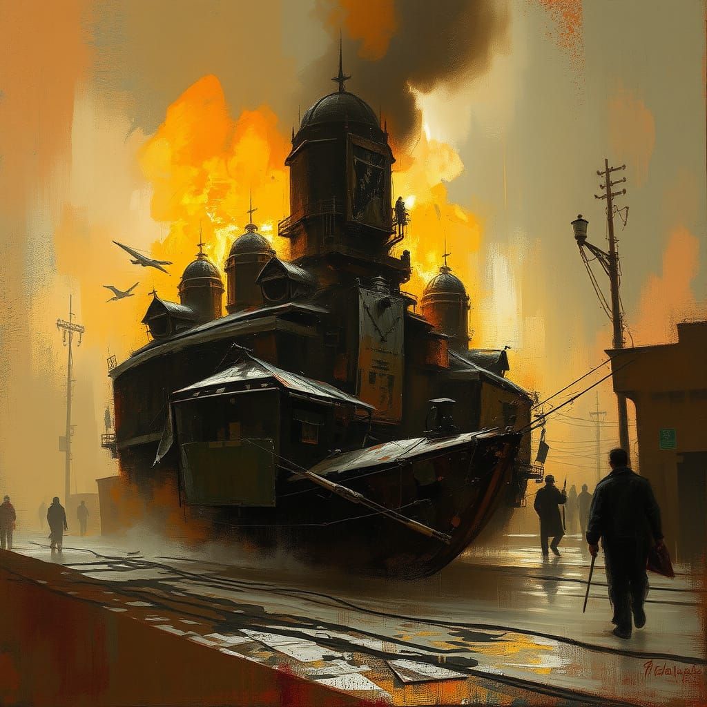 Distorted Portrait Inspired by Masters of Abstraction