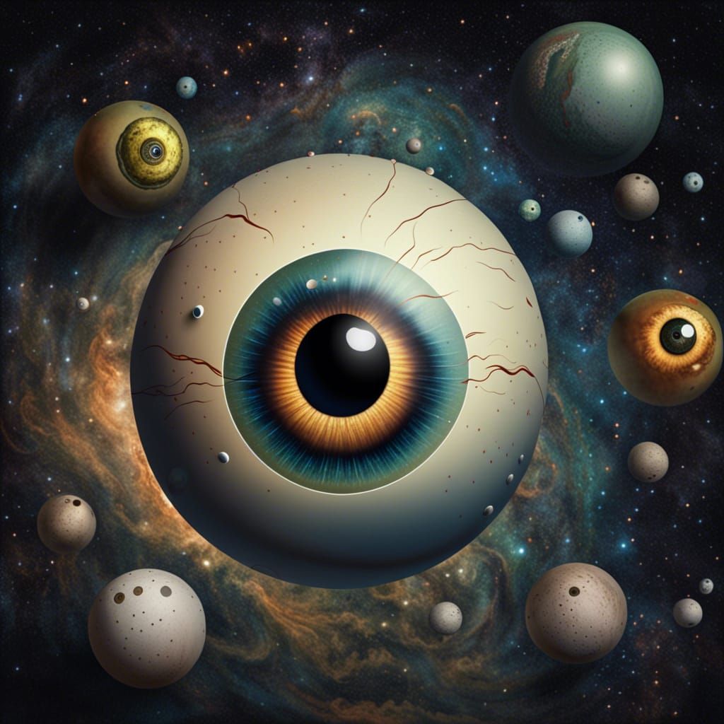 Surreal Eyeball Space Pong Adventure