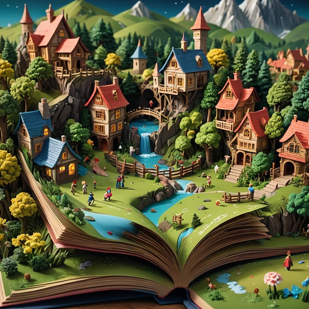 Jack and Jill Pop-Up Book: Fantasy Concept Art