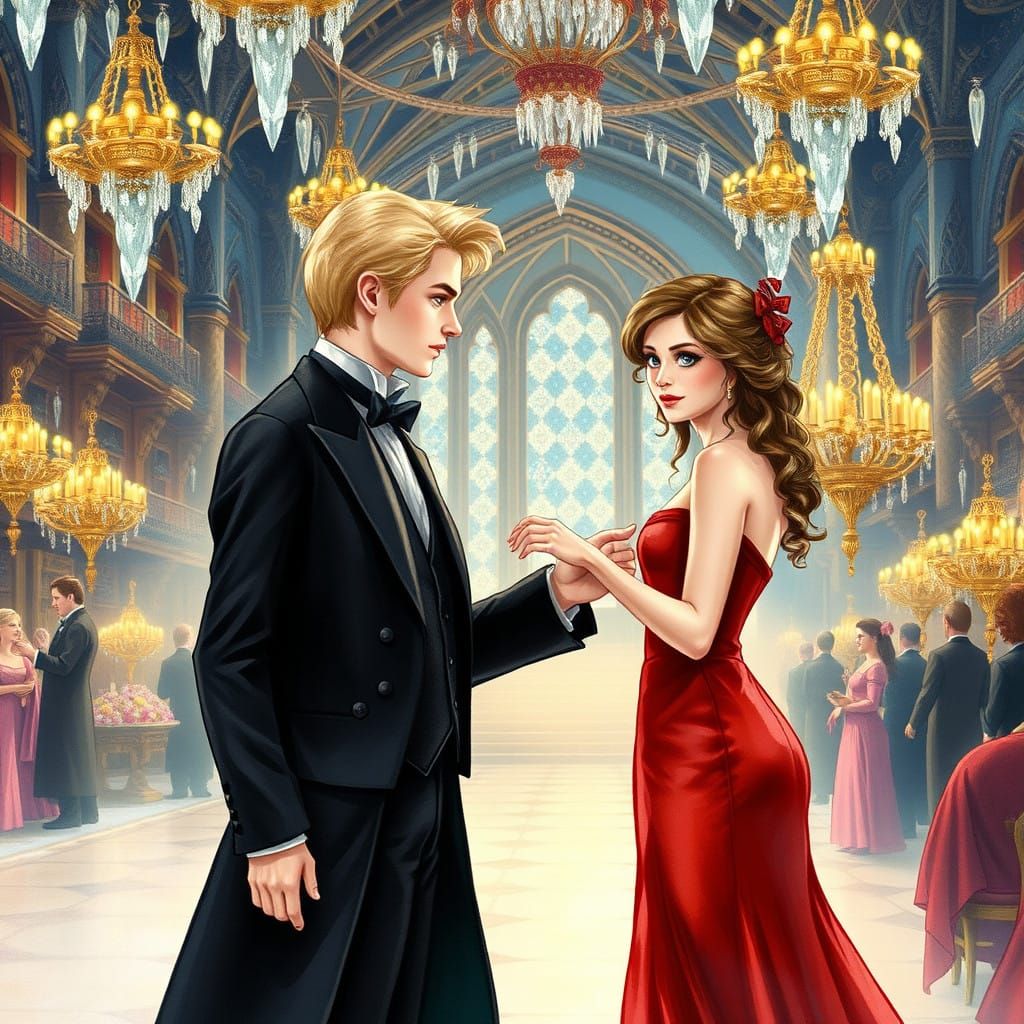 Regal Hogwarts Winter Wonderland Yule Ball Romance
