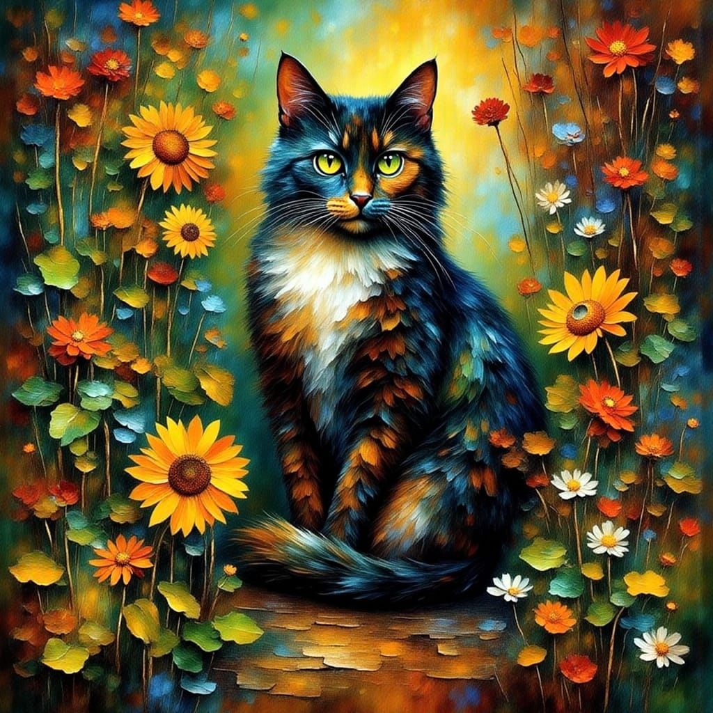 Sir Whiskerflame in the Garden of Overachievement