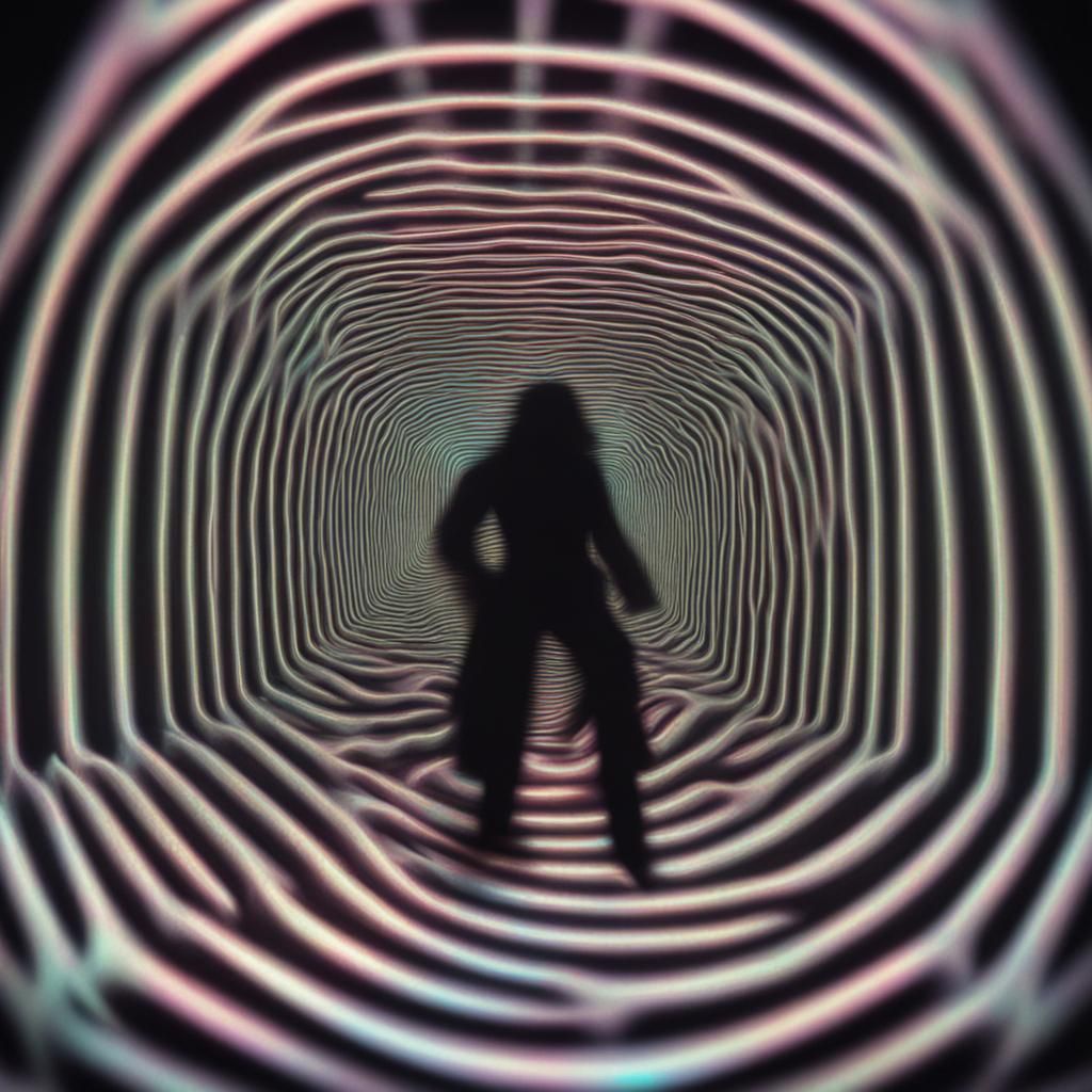 Hologram Optical Illusion Art