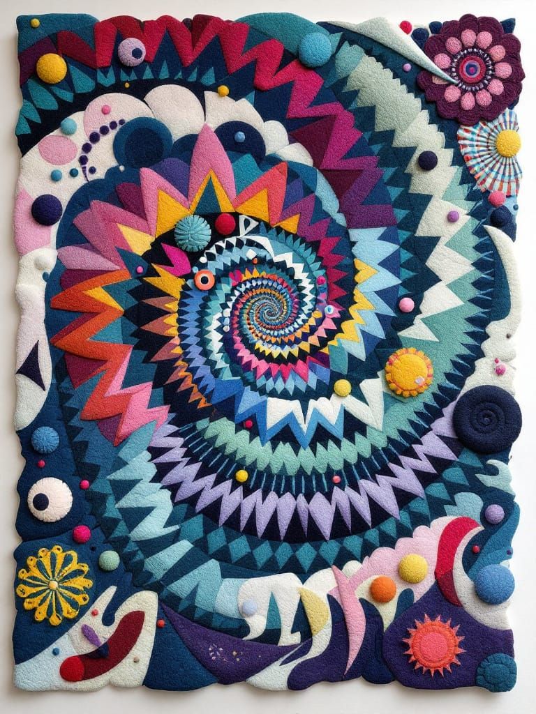 Abstract 3D Brain Scan in Contemporary Style