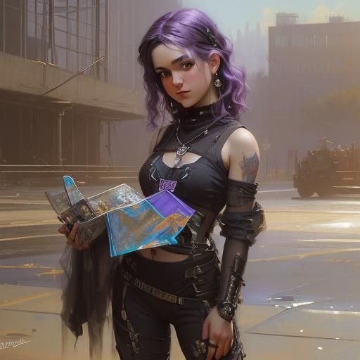 Steelpunk Number 22 in Romantic Style