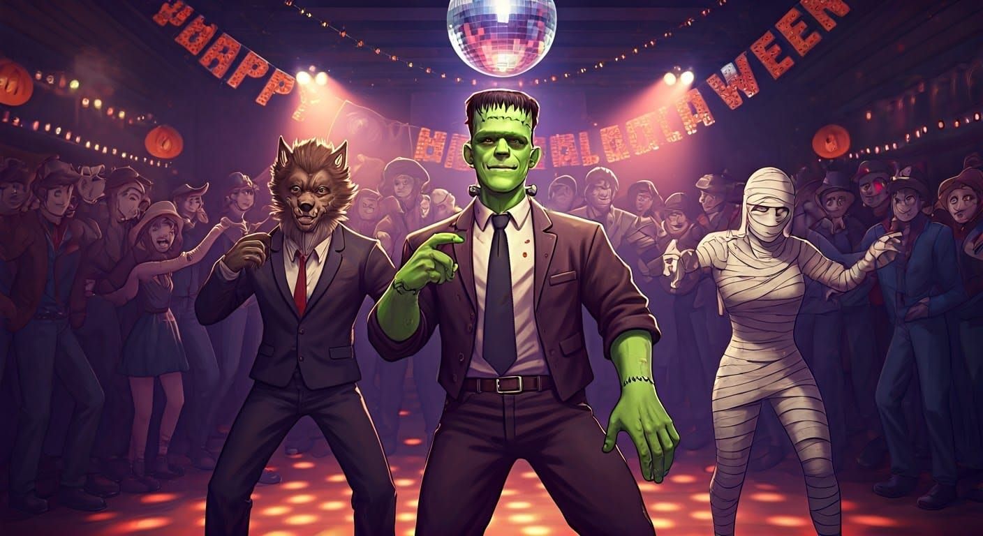 Teenage Monsters Dance in Anime-Inspired 3D Art