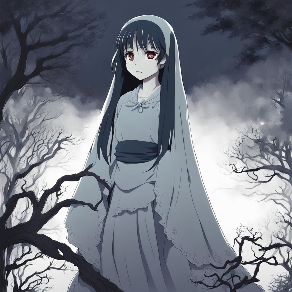 La Llorona in Anime Style