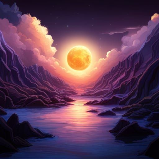 Mystical Orb Fairycore Fantasy Night Sky