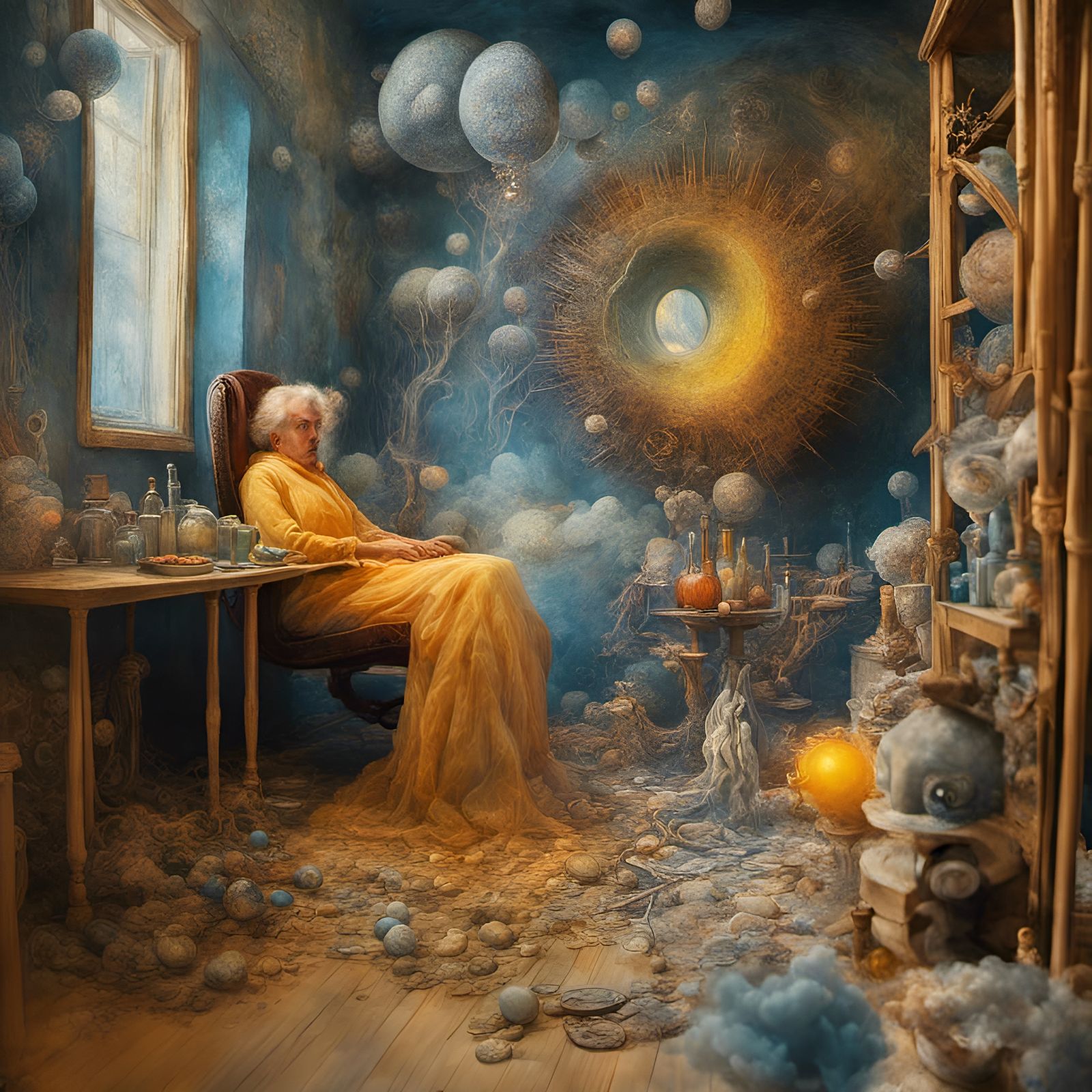 Magical Biological Forms with Prismatic Particle System