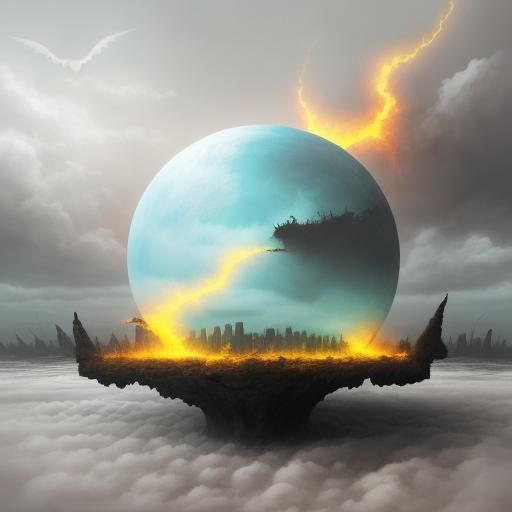 Surreal Egyptian Plagues in Apocalyptic Dreamscape