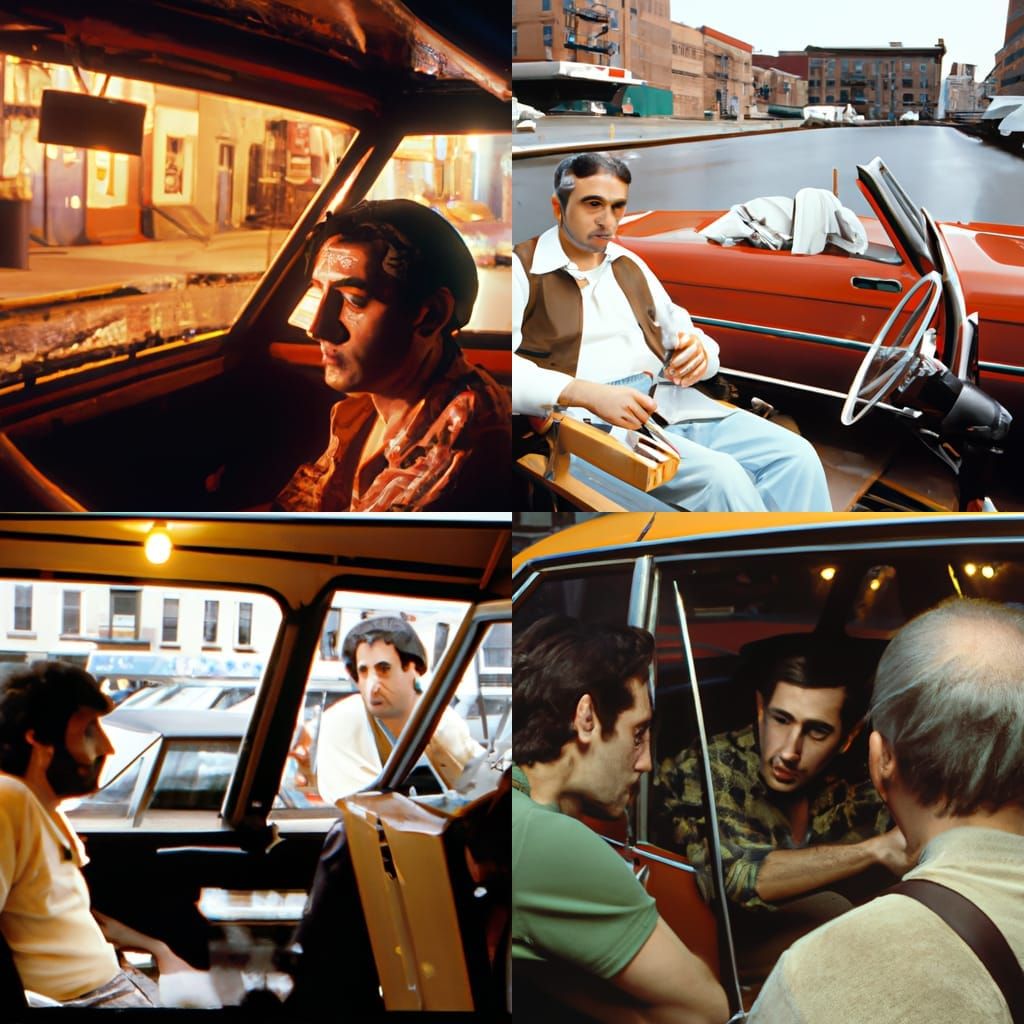 1976 TAXI DRIVER Scorsese movie - additional shots and making of shots. Image quality same as Starter Image. #film, #tax...