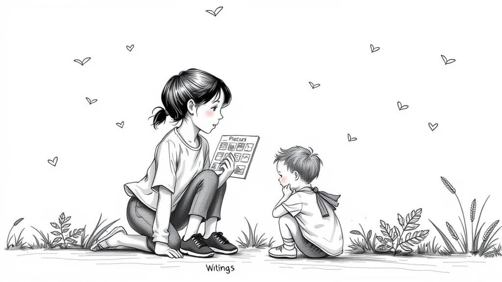 Mother and Child Connect with Heartfelt Guidance