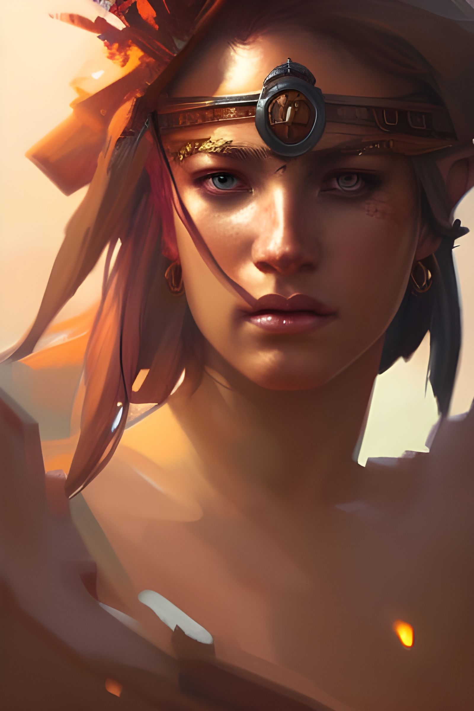 Female Warrior Mirage