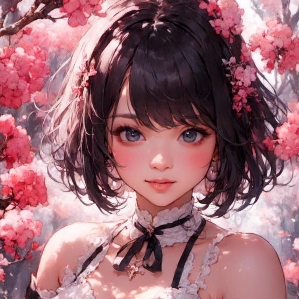 Fantasy Anime Meets Realistic Face