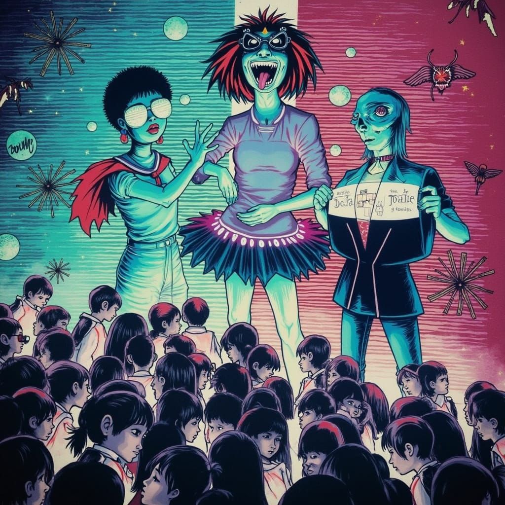 Demonic Bionic School Girls