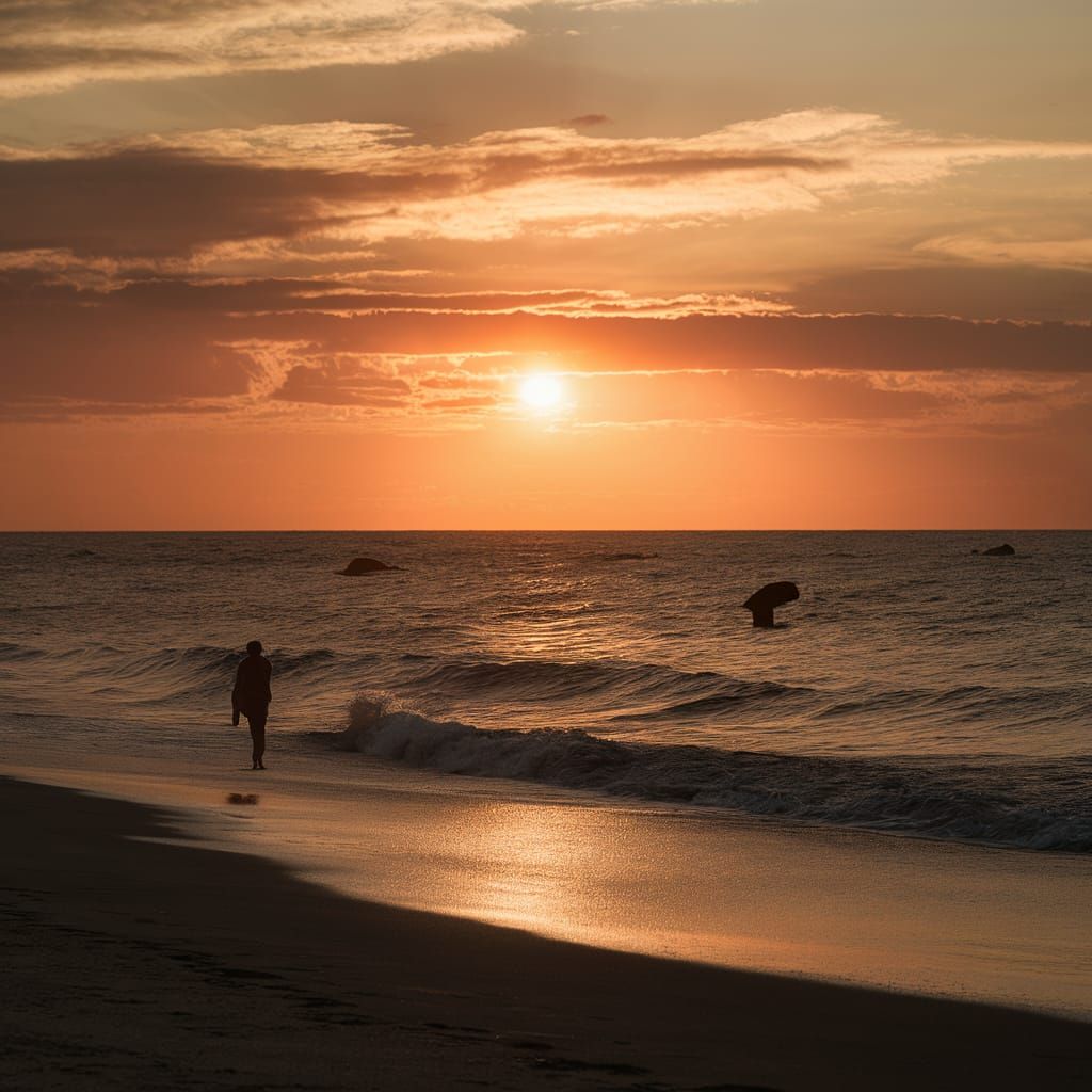 Beach Wedding Scene in Southern Paradise