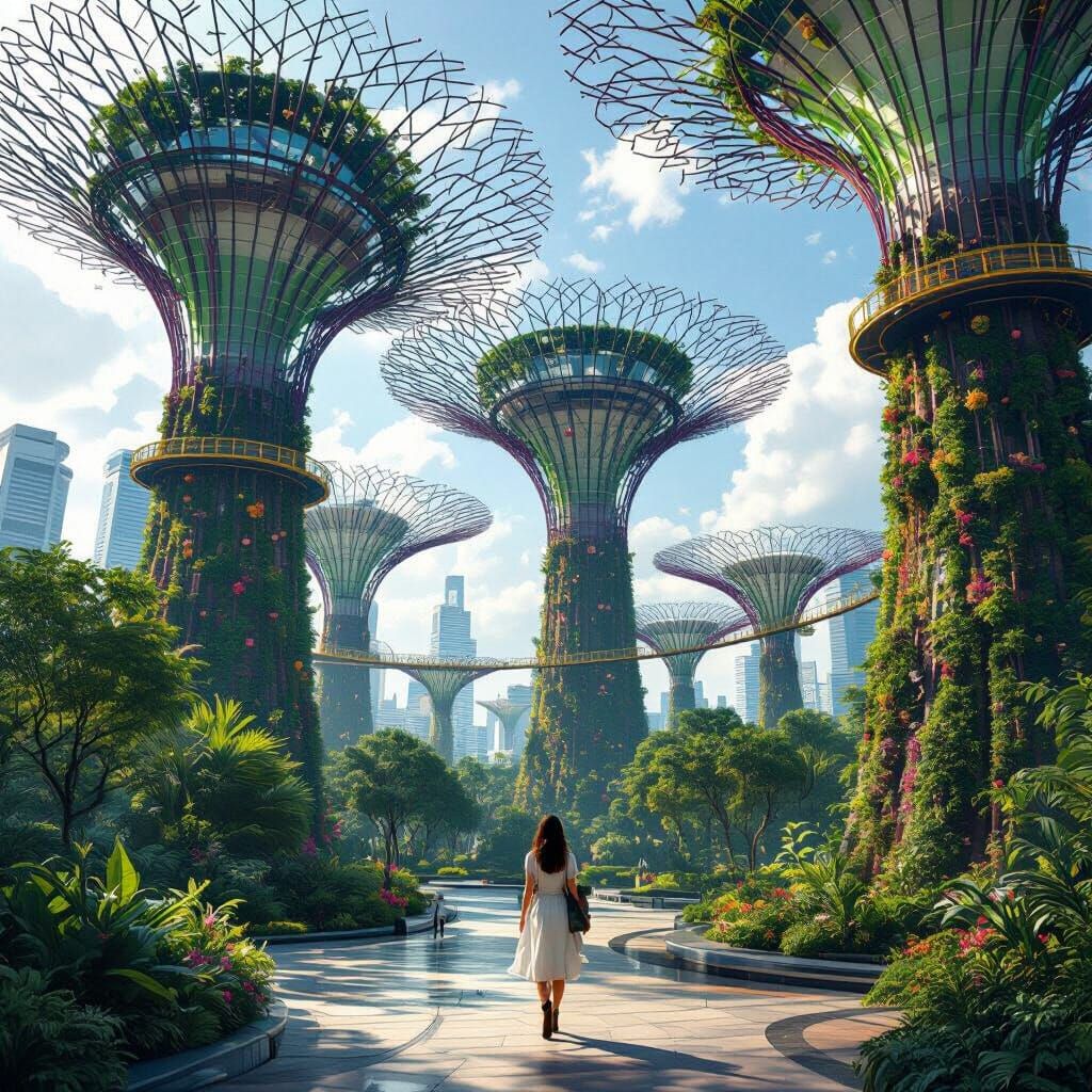 Gardens by the Bay: Futuristic Floral Supertrees